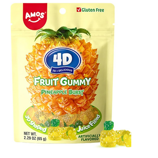 4D Fruit Gummy - Ananas