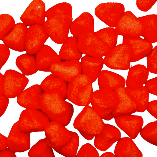 Guimauves poudrées à la fraise